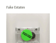 Tablet Screenshot of fakeestates.org